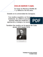 Biografia de Ramon y Cajal