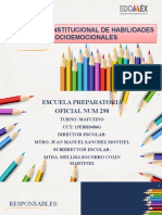 Proyecto de Habilidades Socioemocionales Epo 290 01 de Oct