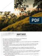 Literature Form 5-NATURE (Sek Seni Johor Bahru)