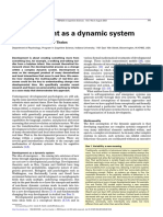 7. Smith & Thelen (2003) Development as a Dynamic System