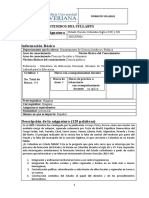 Syllabus Estado y Nacion Colombia Siglo XIX y XX 2021-1