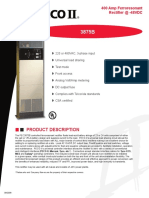 Product Description: 400 Amp Ferroresonant Rectifier at - 48VDC