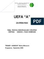 Zavrsni Rad Uefa A Licenca Marko Milunović