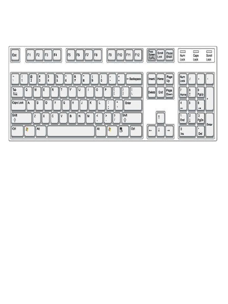 Teclado para Colorear | PDF