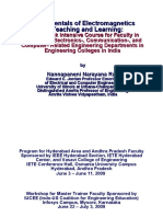 Fundamentals of Electromagnetics For Teaching and Learning