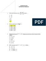 LATIHAN SOAL Matematika