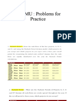 PM - MU: Problems For Practice