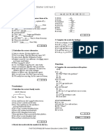 Starter Unit Test 2: Grammar