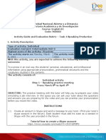 Activ Unit 2 - Task 4 - Speaking Production