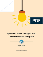Aprende a Crear Tu Pagina Web Corporativa Con Wordpress