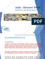 Pertemuan 12 - Analisis Sensitivitas BEP