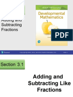 Adding and Subtracting Fractions: Slide 1