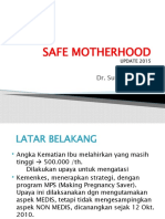 Safe Motherhood - Dr. Soetrisno