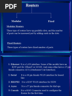 Routers: Modular Fixed