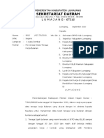 Surat Permintaan Data Belum Menerima BLT