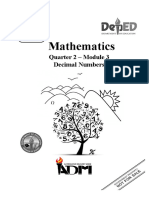Mathematics: Quarter 2 - Module 3 Decimal Numbers