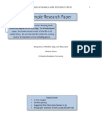 Research Paper Sample