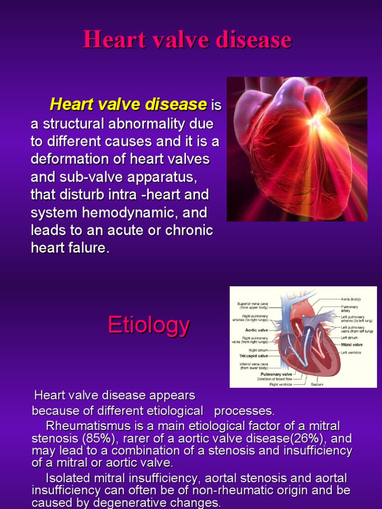 Heart Valve Disease Overview | PDF | Heart | Cardiovascular System