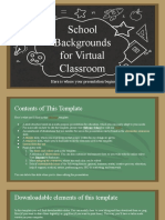 School Backgrounds For Virtual Classroom by Slidesgo