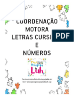 Coordenacao Motora Com Letras e Numeros