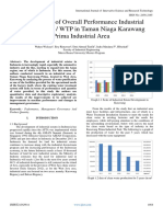 Optimization of Overall Performance Industrial System Water WTP in Taman Niaga Karawang Prima Industrial Area