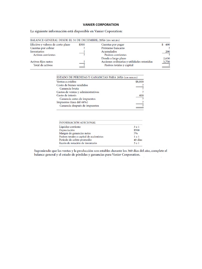 Vanier Corporation PDF