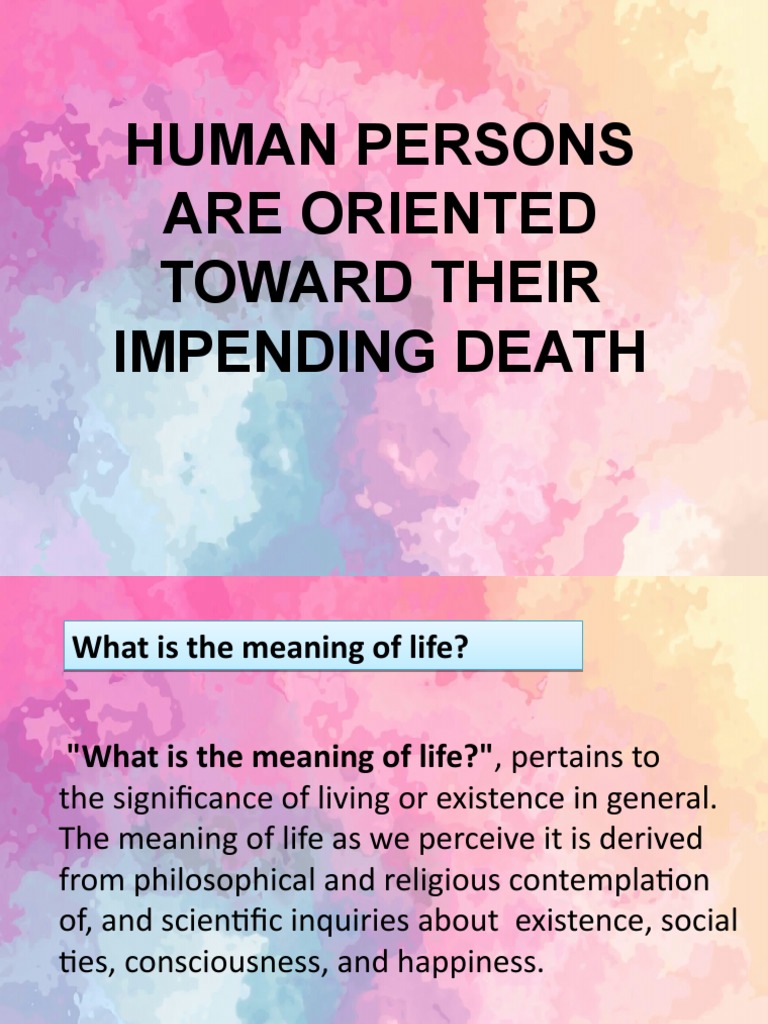 Human Existence and Impending Death | PDF | Meaning Of Life | Socrates