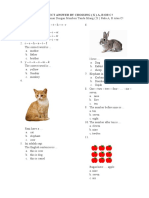 A. Choose The Correct Answer by Crossing (X) A, B or C !