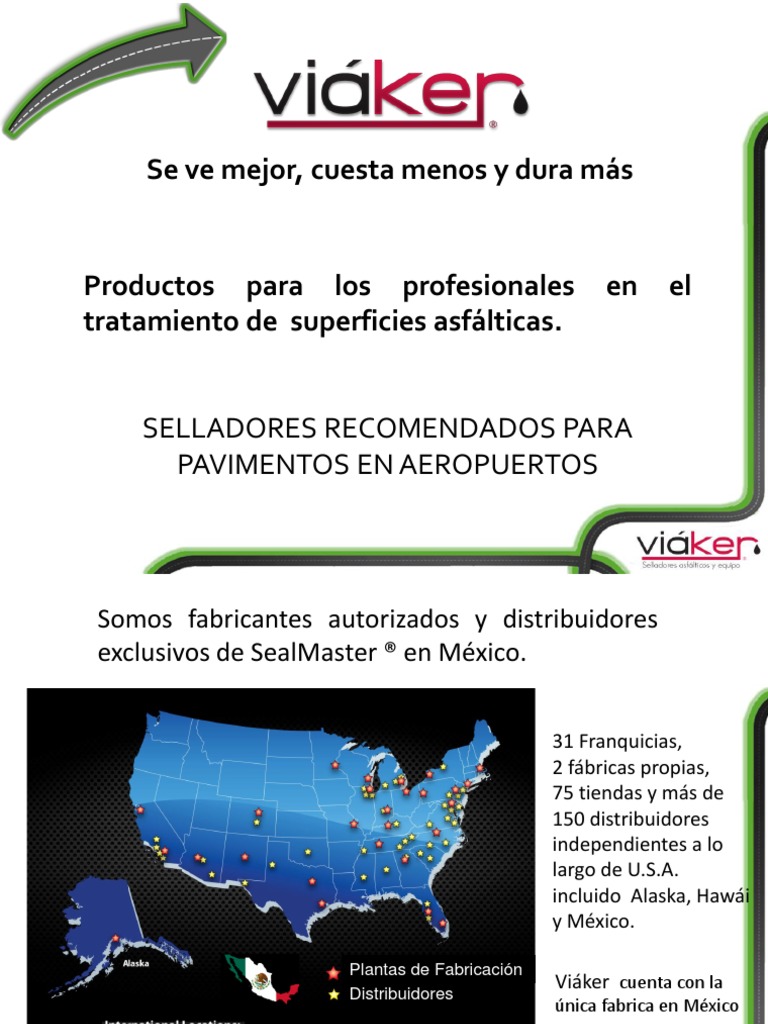 Presentación Viaker AEROPUERTOS | PDF | Silicona | Hormigón