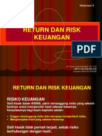 Kuliah 8. Return Dan Risk Keuangan