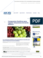 Compuestos Fenólicos para Superar Situaciones de Estrés Abiótico - AEFA - Asociación Española de Fabricantes de Agronutrientes