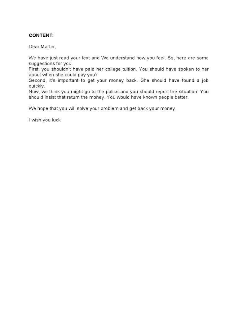 Advice Needed | PDF | Self-Improvement
