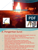 Materi Menulis Surat 2020