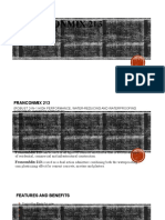 Franconmix 213: (Robust 2-In-1 High Performance, Water-Reducing and Waterproofing Concrete / Mortar Admixture)