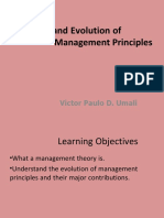 The Origin and Evolution of Management Principles - Public Ad