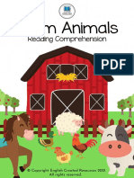 English Created Resources Farm Animals Reading Comprehension