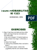 Teori Probabilitas IE 1323: Soewono, Drs