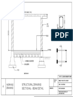 Structural Drawing Sectional - Beam Detail 4