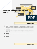 Philippine Clearing House Rules on Checks