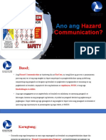 ano ang hazard communication (april 29)