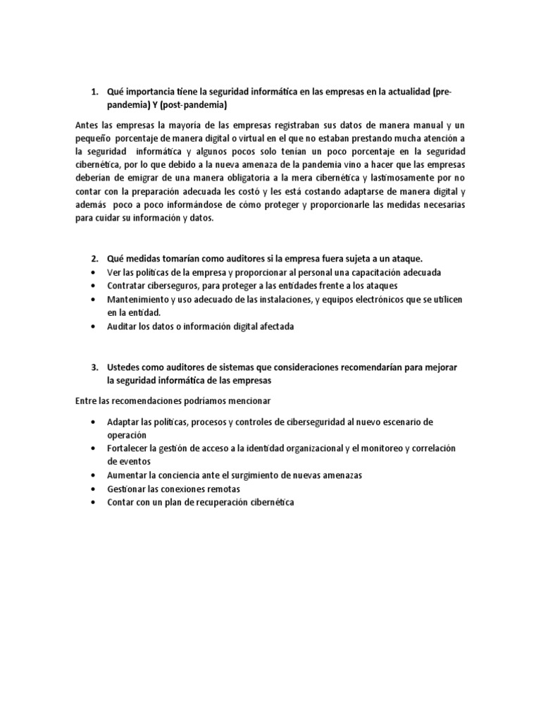 Qué Importancia Tiene La Seguridad Informática en Las Empresas en La ...