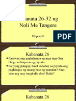 Kabanata 26-32 NG Noli Me Tangere