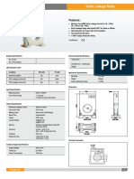 Earth Leakage Relay Elctr: Features