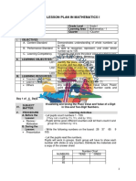 Daily Lesson Plan in Mathematics I: M1NS-Ig-10.1)