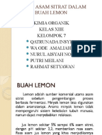 Isolasi Asam Sitrat Dalam Buah Lemon