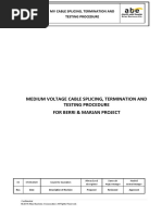 Medium Voltage Cable Testing Procedures | PDF | Insulator (Electricity ...