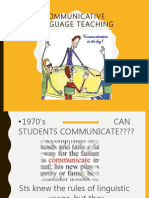 Communicative L Anguage Teaching