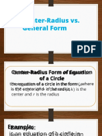 03 Center-Radius vs. General Form