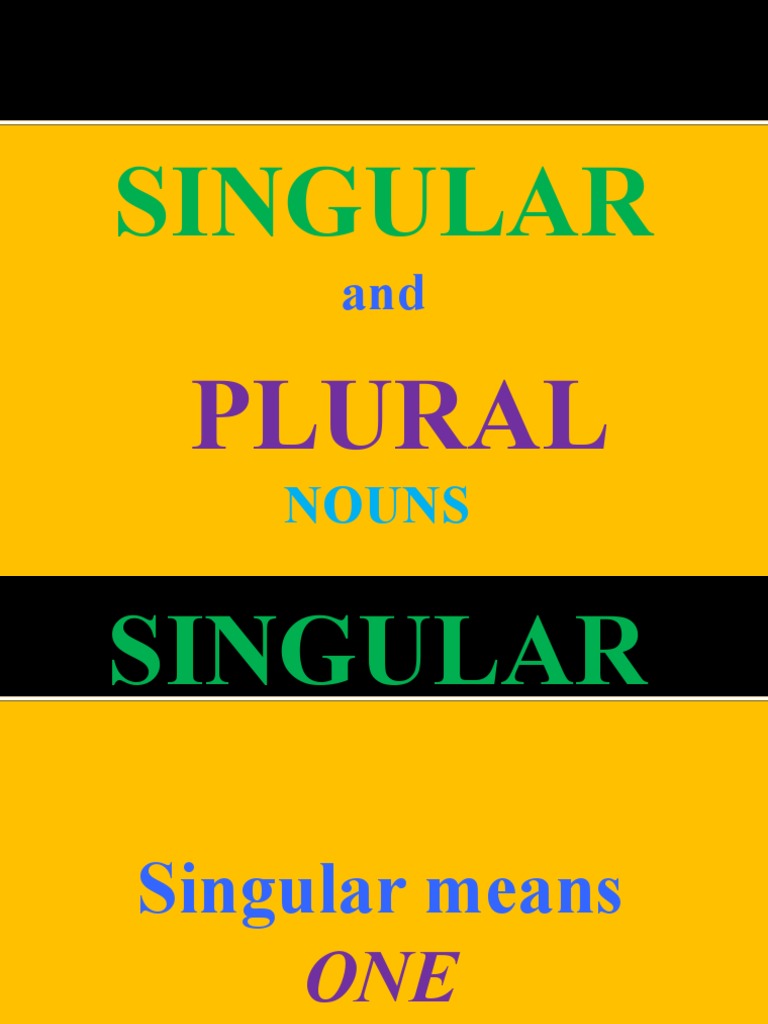 English 4 - No. 4 - Singular and Plural Nouns | PDF | Grammatical ...