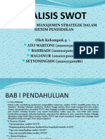 Kelompok 9 - Analisis SWOT